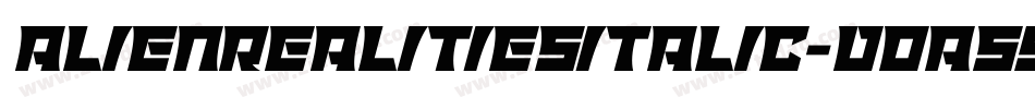 AlienRealitiesItalic-DOa59字体转换