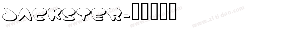 Jackster字体转换