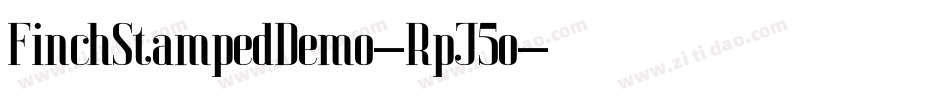 FinchStampedDemo-RpJ5o字体转换