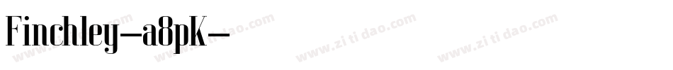 Finchley-a8pK字体转换