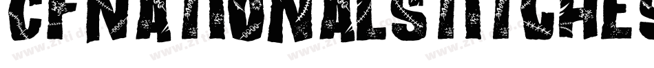 CfNationalStitchesRegular-7yYB字体转换