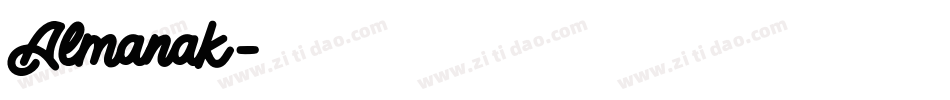 Almanak字体转换