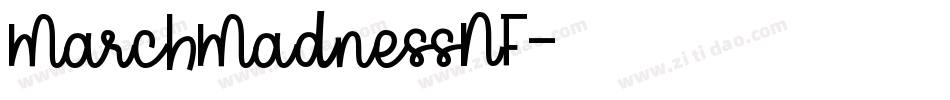 MarchMadnessNF字体转换