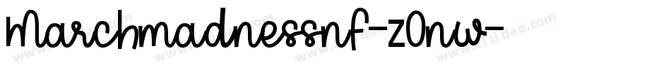 Marchmadnessnf-z0nw字体转换