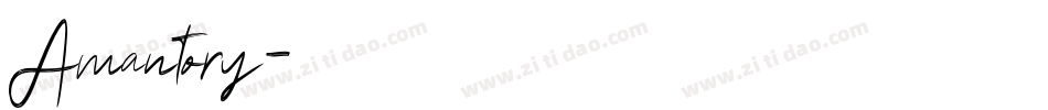 Amantory字体转换