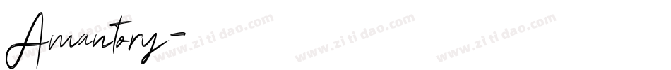 Amantory字体转换