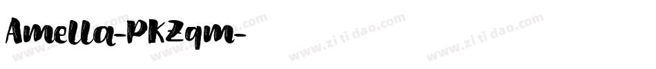 Amella-PKZqm字体转换