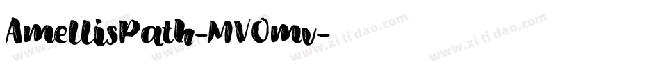 AmellisPath-MVOmv字体转换