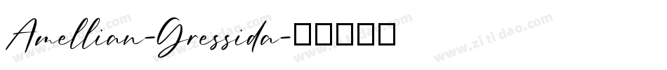 Amellian-Gressida字体转换