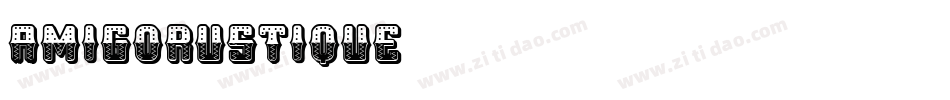 AmigoRustique字体转换