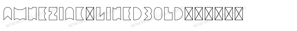 Amneziak-LinedBold字体转换