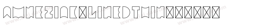 Amneziak-LinedThin字体转换