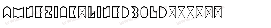 Amneziak-LinedBold字体转换