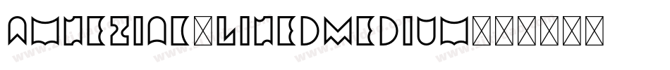 Amneziak-LinedMedium字体转换