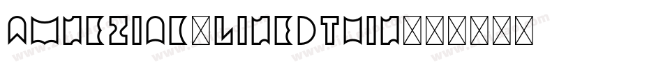 Amneziak-LinedThin字体转换