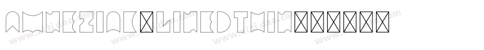 Amneziak-LinedThin字体转换