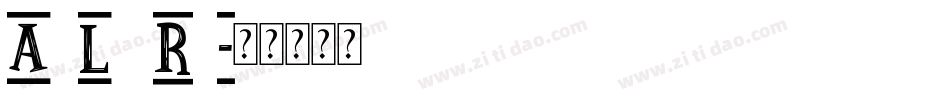 AdLibRg字体转换