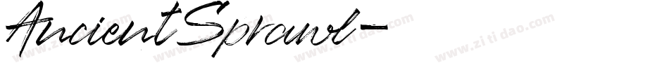 AncientSprawl字体转换