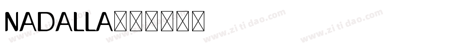 NADALLA字体转换