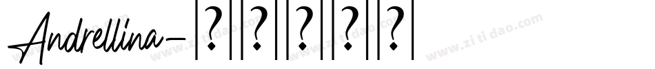 Andrellina字体转换