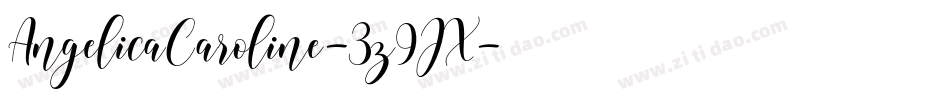 AngelicaCaroline-3z9JX字体转换