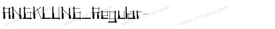 ANGKLUNG_Regular字体转换