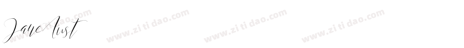 JaneAust字体转换