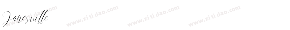 Janesuille字体转换