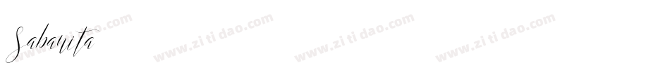 Sabanita字体转换