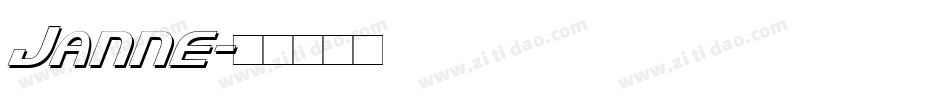 Janne字体转换