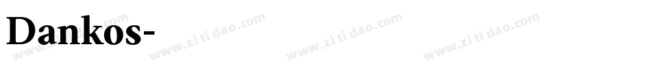 Dankos字体转换
