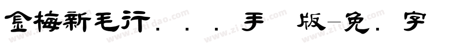 金梅新毛行国际码手机版字体转换