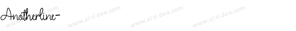 Anotherline字体转换