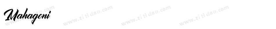 Mahagoni字体转换