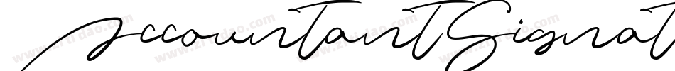 AccountantSignature-字体转换