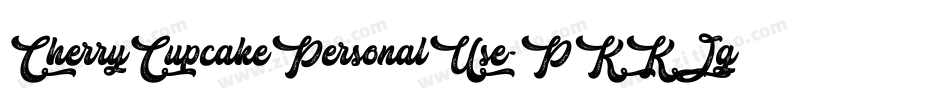 CherryCupcakePersonalUse-PKKJg字体转换