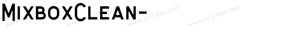 MixboxClean字体转换