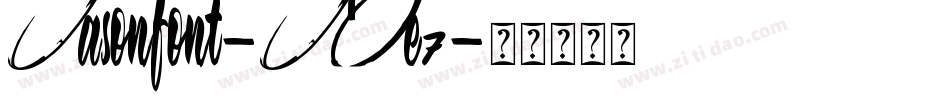Jasonfont-JOe7字体转换