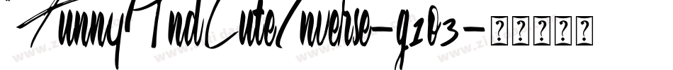 FunnyAndCuteInverse-g1o3字体转换