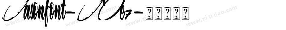 Jasonfont-JOe7字体转换
