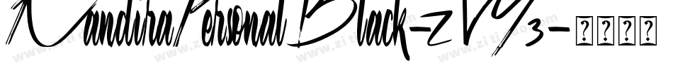 KandiraPersonalBlack-zVY3字体转换