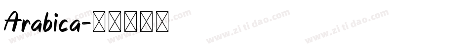 Arabica字体转换