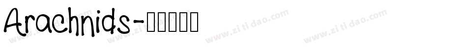 Arachnids字体转换