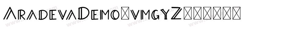 AradevaDemo-vmgyZ字体转换
