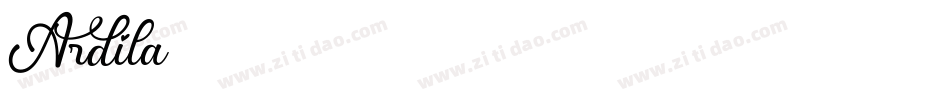 Ardila字体转换