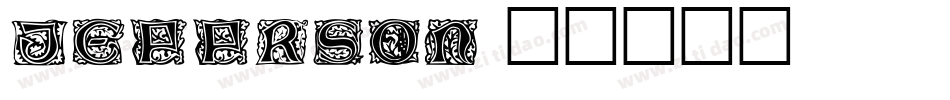 Jeffrson字体转换