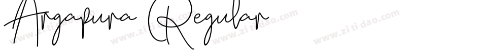 Argapura-Regular字体转换