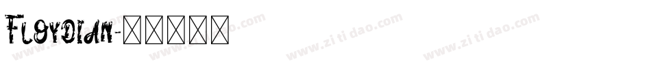 Floydian字体转换