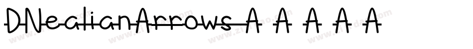 DNealianArrows字体转换
