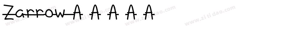 Zarrow字体转换